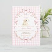 Invitation Agneau Rose Est En Route (Debout devant)