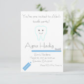 Invitation Agra Hadig Tooth Party (Debout devant)