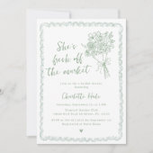 Invitation Agriculteurs frais hors Fête des mariées du marché (Devant)