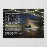 Agritourisme Éclairage Rustique Grange Mariage Inv