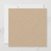 Invitation Agritourisme Papier Kraft Rustic Wedding Invitatio (Dos)