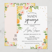 Invitation Agrumes floraux trouvé Fête des mariées principale (Devant / Derrière)