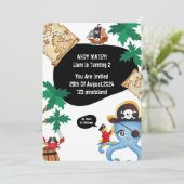 INVITATION AHOTEY MATEY PIRATE L'INVITATION D'ANNIVERSAIRE PO (Debout devant)