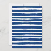 Invitation Ahoy c'est un Baby shower nautique garçon (Dos)