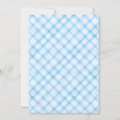 Invitation Ahoy C'est un Baby shower phare nautique (Dos)