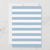 Invitation Ahoy ! C'est un garçon Ancre Baby shower Invitatio (Dos)