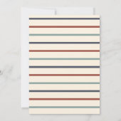 Invitation Ahoy C'est un garçon Baby shower bleu marine (Dos)