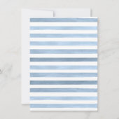 Invitation Ahoy C'est un petit éléphant Baby shower de voilie (Dos)