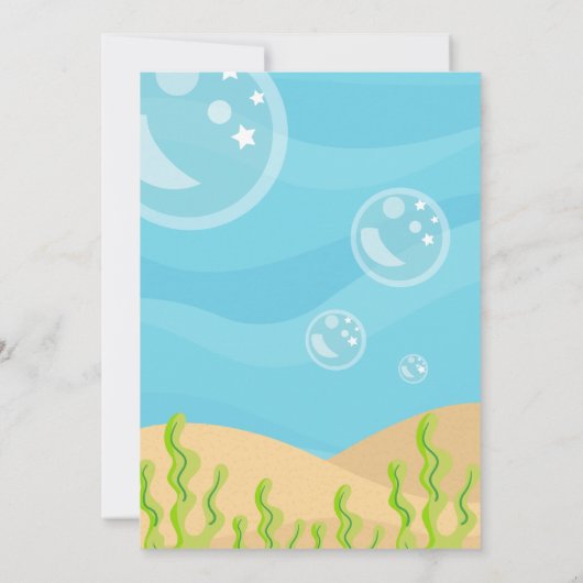 Invitation Ahoy Matey ! Anniversaire du pirate de requin blu (Dos)