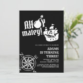 Invitation Ahoy Matey ! Naissance de la boussole de navire pi (Debout devant)