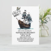 Invitation Ahoy Matey ! Naissance du navire pirate noir (Debout devant)