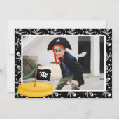 Invitation Ahoy Matey ! Pirate Boys Photo Anniversaire (Dos)