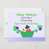 Invitation Ahoy Mateys (Devant)
