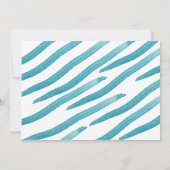 Invitation Ahoy Nautical kids aquarelle anniversaire Invitati (Dos)