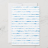 Invitation Ahoy nautique C'est un Baby shower garçon (Dos)