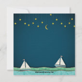 Invitation Ahoy There Voiliers & Etoiles (Dos)