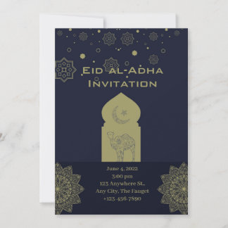 Invitation Aïd al-adha minimaliste