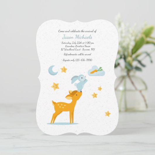 Invitation Aider à lever l'invitation (Debout devant)