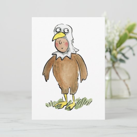 Invitation Aigle (Debout devant)