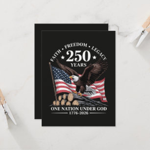 Invitation Aigle 250e anniversaire États-Unis