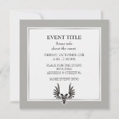 Invitation Aigle à deux têtes (Dos)