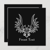 Invitation Aigle à deux têtes (Devant / Derrière)