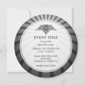 Invitation Aigle gris à deux têtes (Dos)