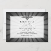 Invitation Aigle gris à deux têtes (Dos)