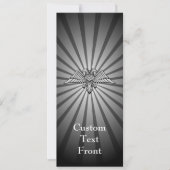 Invitation Aigle gris à deux têtes (Devant)