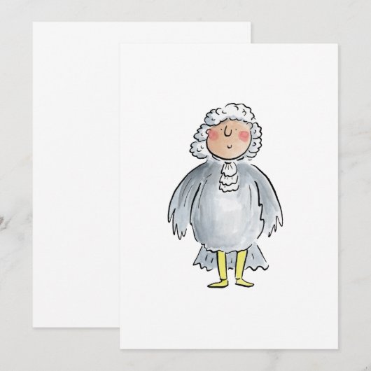 Invitation Aigle juridique (Devant / Derrière)