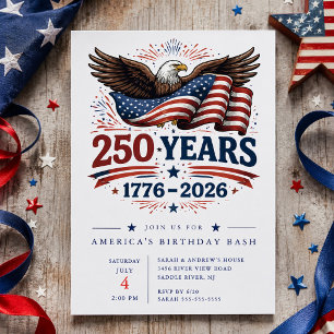 Invitation Aigle Patriotique 250 Ans