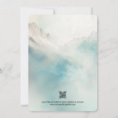 Invitation Aigles de vol aquarelle art (Dos)