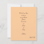 Invitation Aiguille de chasse (Dos)