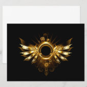 Invitation Ailes de Steampunk (Devant / Derrière)