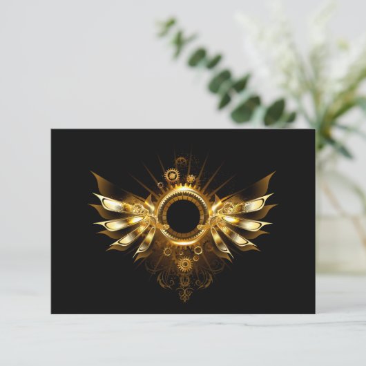 Invitation Ailes de Steampunk (Debout devant)