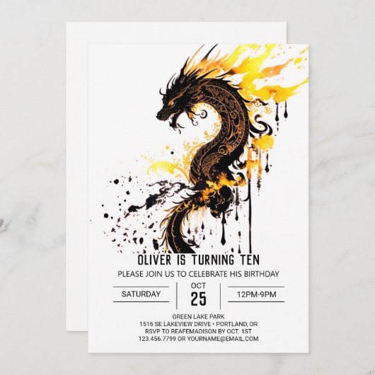 Invitation Ailes et échelles d'Imaginaire Anniversaire (Devant / Derrière)