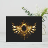 Invitation Ailes Steampunk (Debout devant)