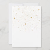 Invitation aimé à l'invitation du baby shower de lune (Dos)