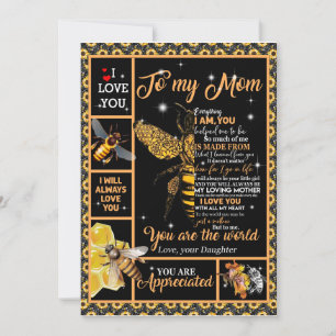 Invitation Aime Maman Lettre à ma maman tu es le monde