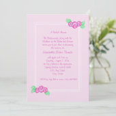 Invitation Aimer Buds/ Rose (Debout devant)