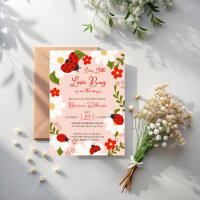 Aimer bug mignon coccinelle baby shower lunatique