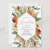 Invitation Aimez-vous à pêcher la Fête des mariées florale (Devant)