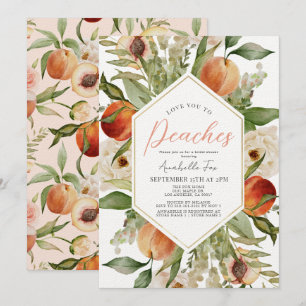 Invitation Aimez-vous à pêcher la Fête des mariées florale