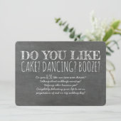 Invitation Aimez-Vous Aussi... Proposition amusante d'aide d' (Debout devant)