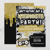 Invitation Aint Nothin' mais un Hip hop du parti Youngsta (Devant / Derrière)