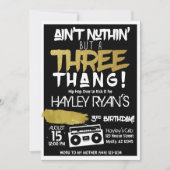 Invitation Aint Nuthin mais un Hip hop de trois thang 3e anni (Devant)