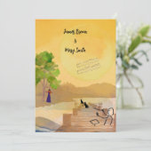 Invitation Air de Tenderness mariage (Debout devant)