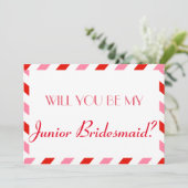 Invitation Air Mail Seras-Tu Ma Jeune Femme D'État (Debout devant)