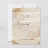Invitation Air Neutre Élément naturel Bohémien Boho RSVP (Devant)