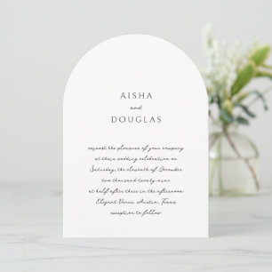 Invitation Aisha Elegant Mariage moderne